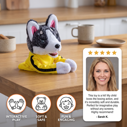 Boxing Husky Funny Kids Toy