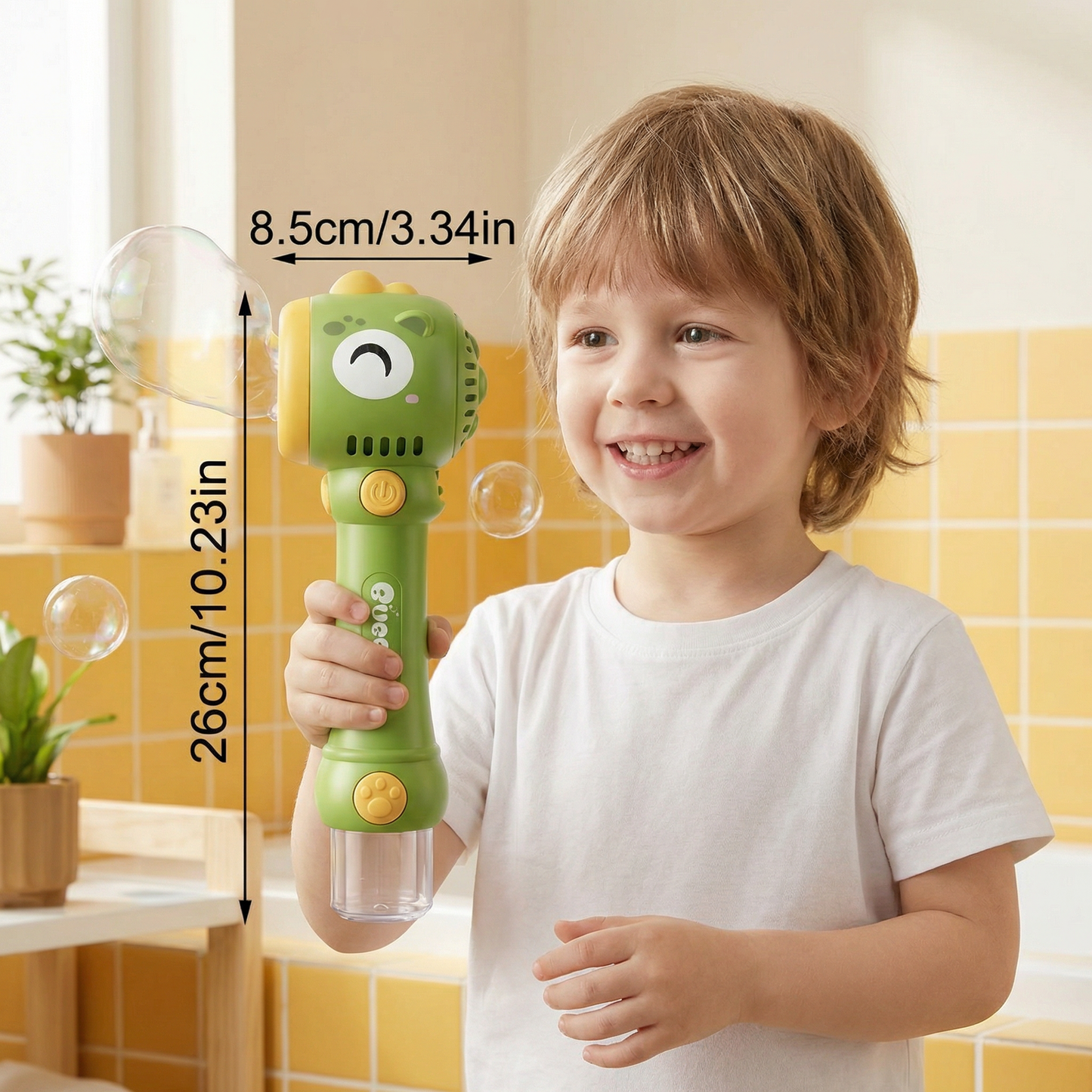 Light-Up Bubble Wand for Kids – Automatic Bubble Maker