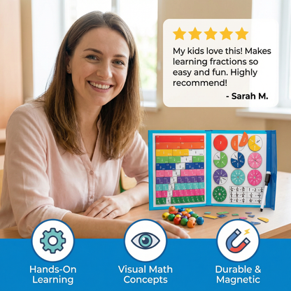 Montessori Kids Fraction Magnet Learning Toy