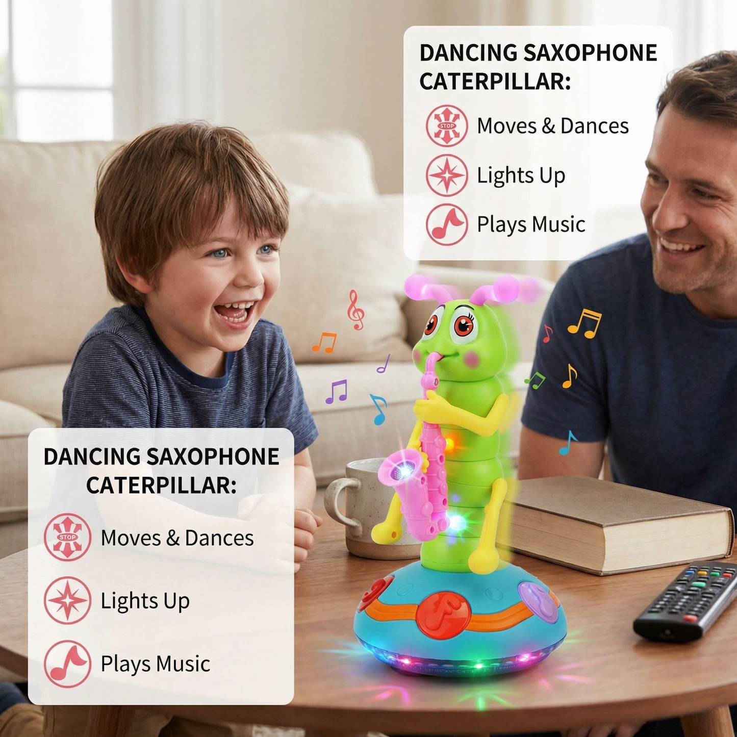 Dancing Saxophone Caterpillar