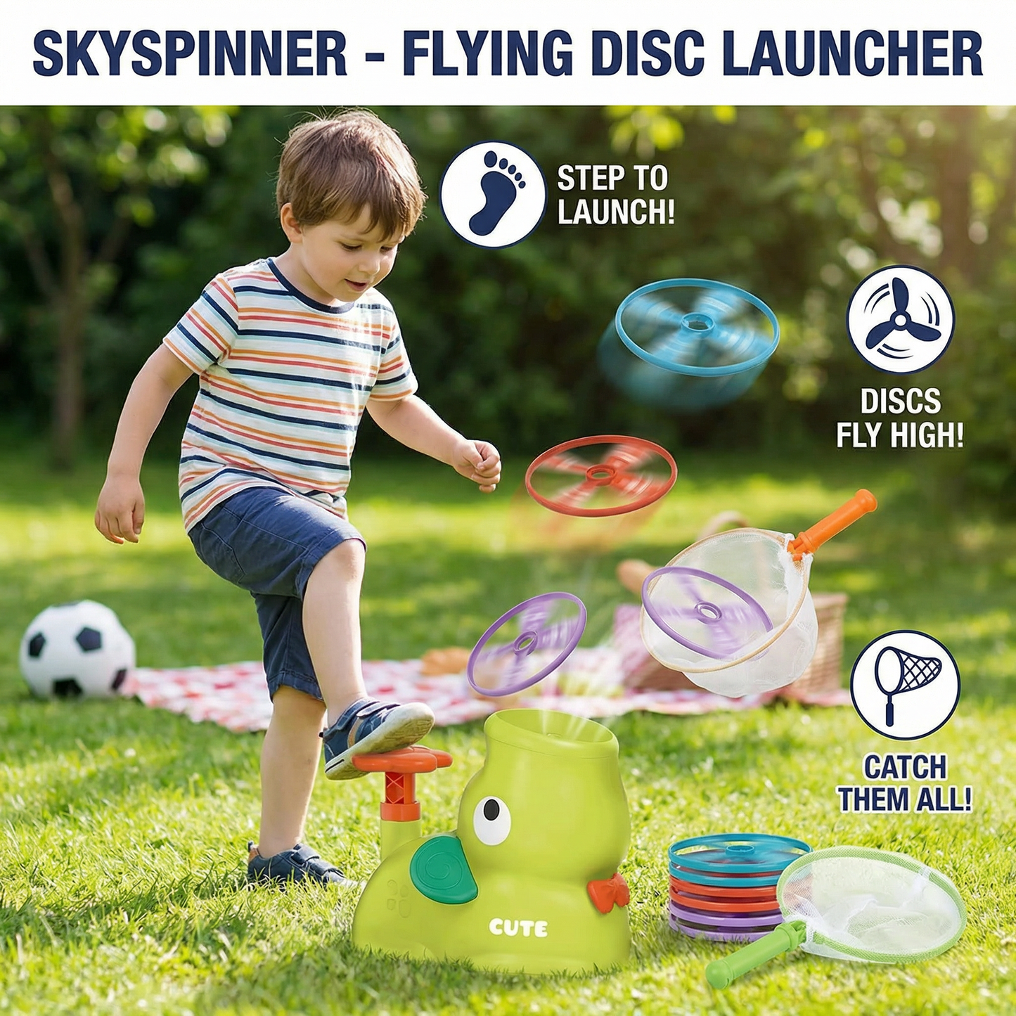 SkySpinner - Flying Disc Launcher