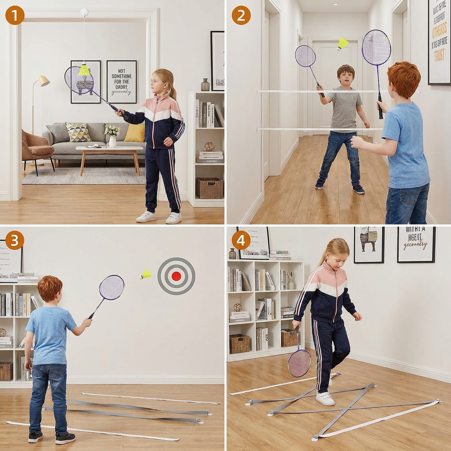 Indoor Badminton Set