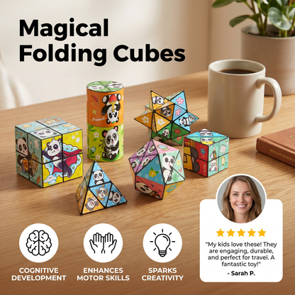 Magical Folding Cubes