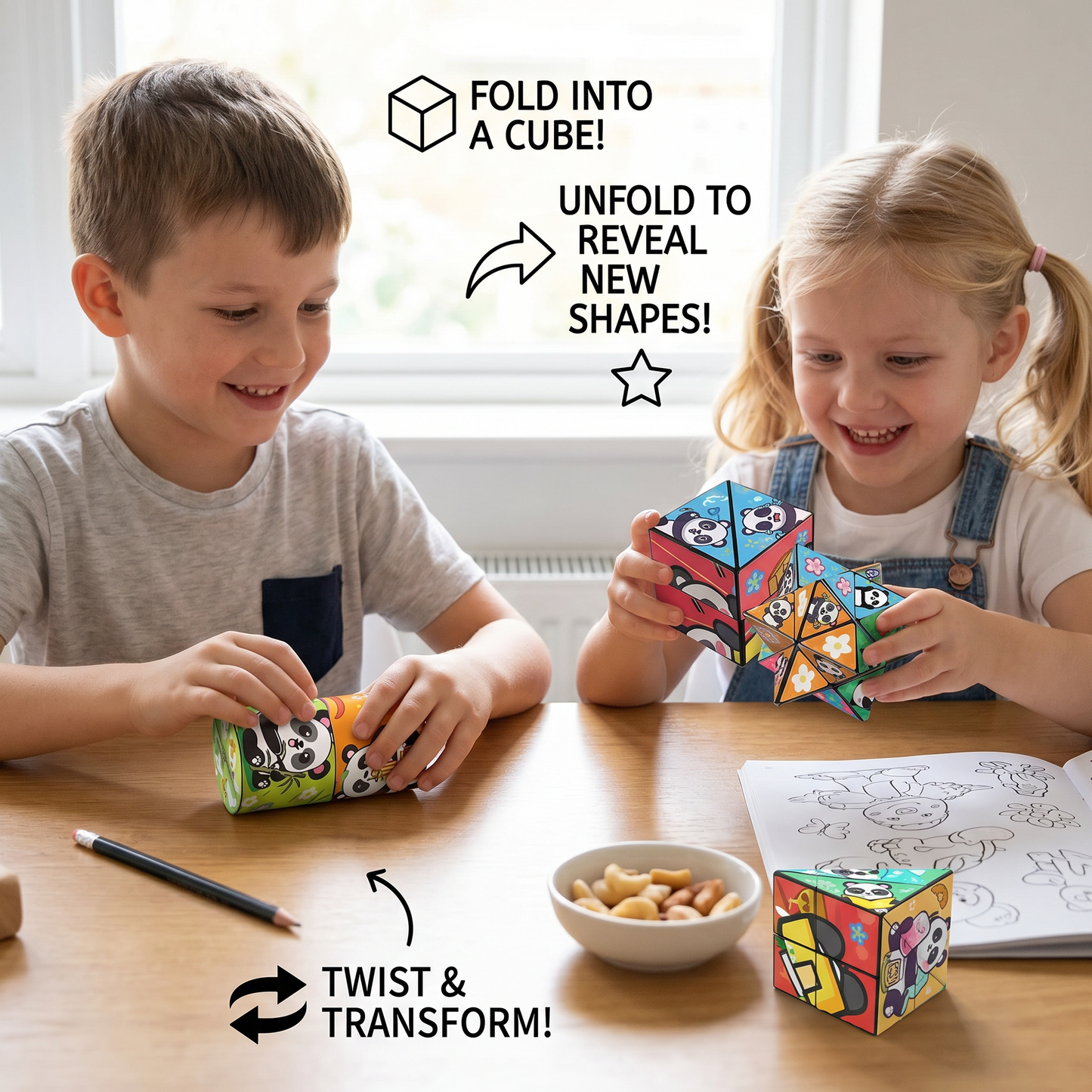 Magical Folding Cubes