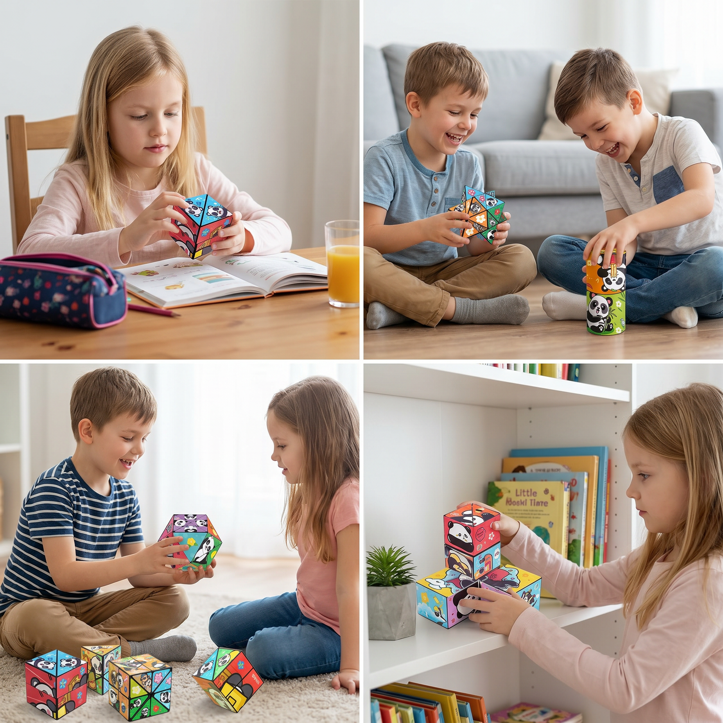 Magical Folding Cubes