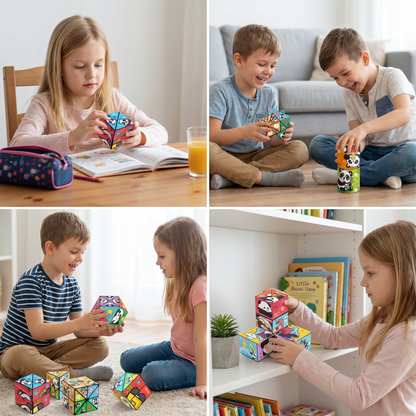 Magical Folding Cubes