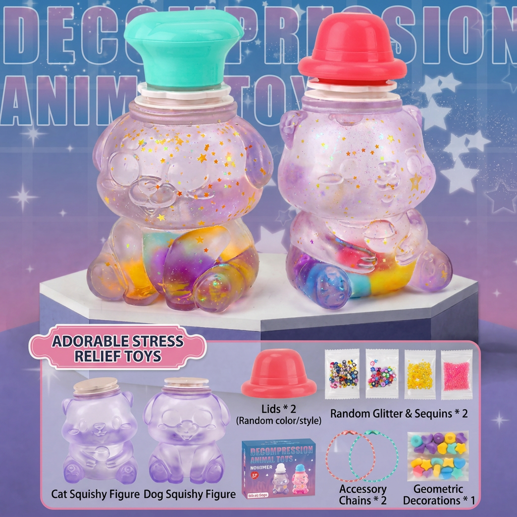 DIY Creative Stress Relief Squishy Maker Kit