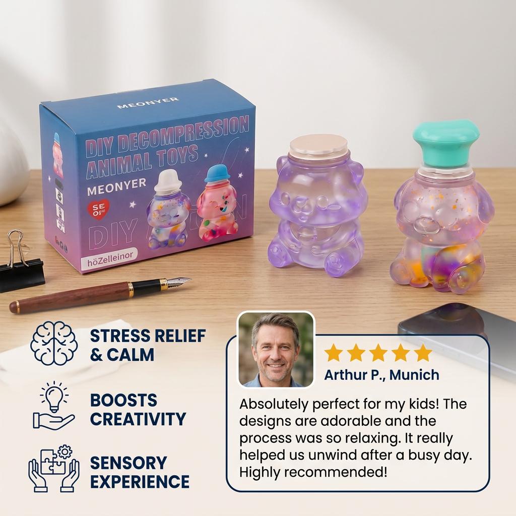 DIY Creative Stress Relief Squishy Maker Kit