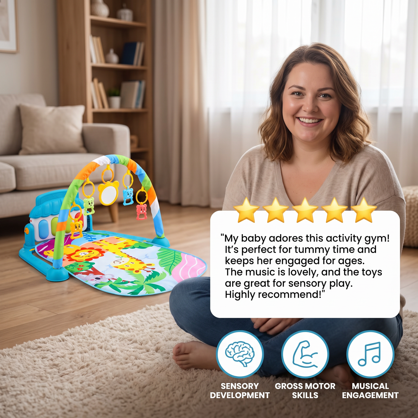 Kick & Play Baby Activity Gym