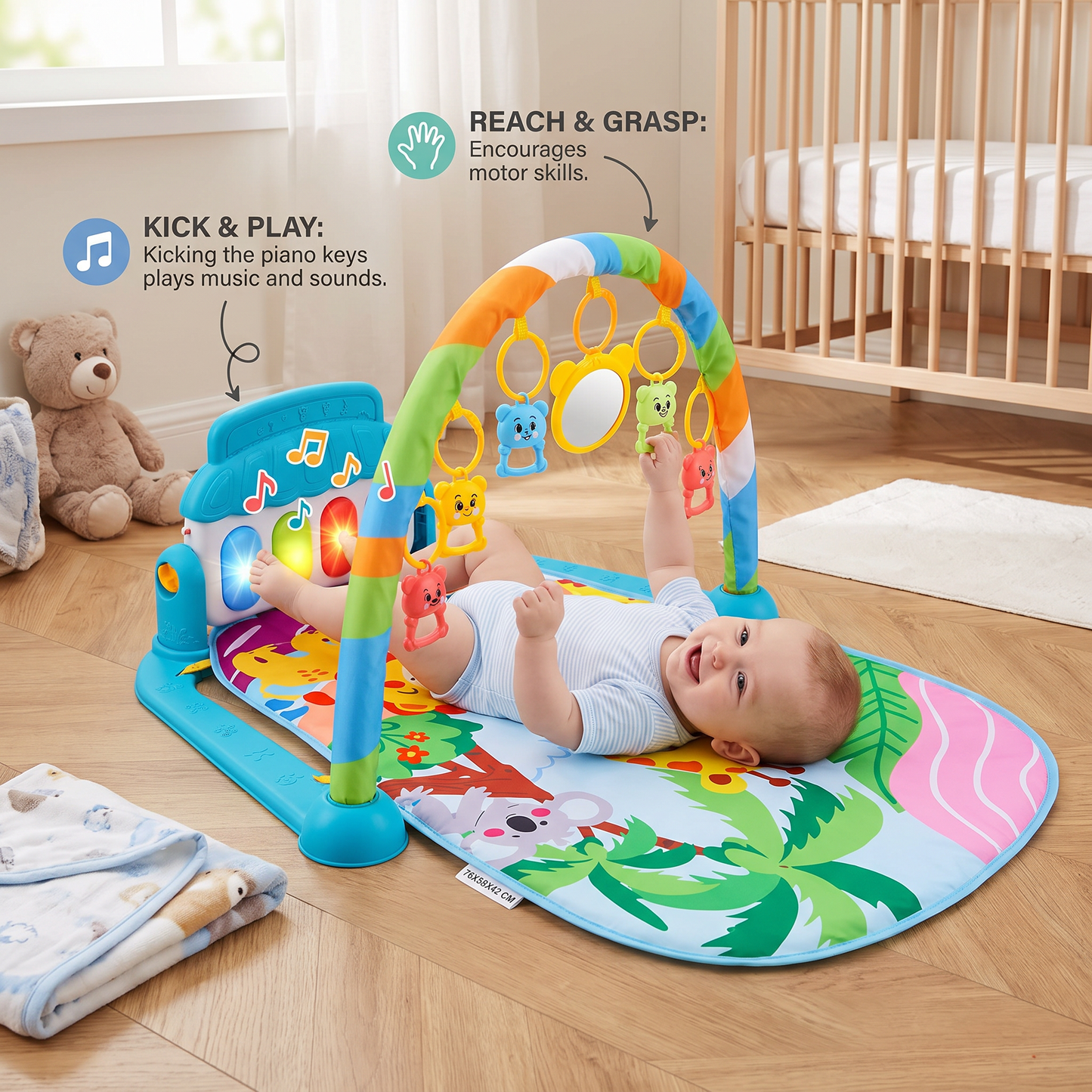 Kick & Play Baby Activity Gym