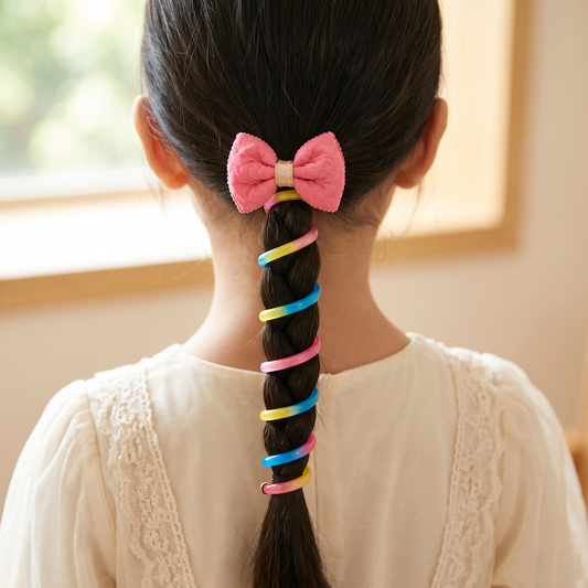 Cute Kids Spiral Hair Tie Set