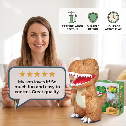 Remote Control Inflatable T-Rex Dinosaur Toy