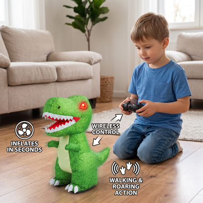 Remote Control Inflatable T-Rex Dinosaur Toy