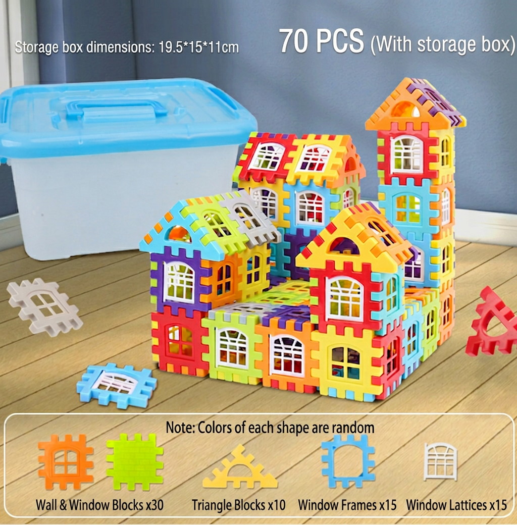 Montessori Window Building Blocks for Kids