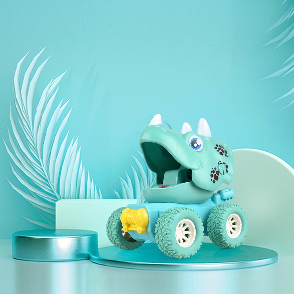PUSH & DRIVE – DINO MONSTER TRUCKS