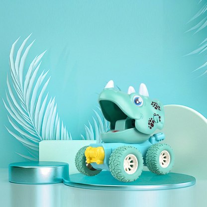 PUSH & DRIVE – DINO MONSTER TRUCKS