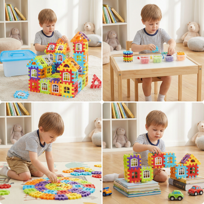 Montessori Window Building Blocks for Kids