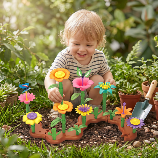 Flower Garden Building Toy for Kids – Creative Planting & Learning Playset for Little Gardeners