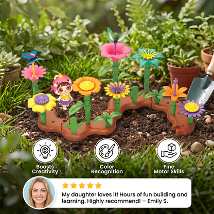 Flower Garden Building Toy for Kids – Creative Planting & Learning Playset for Little Gardeners