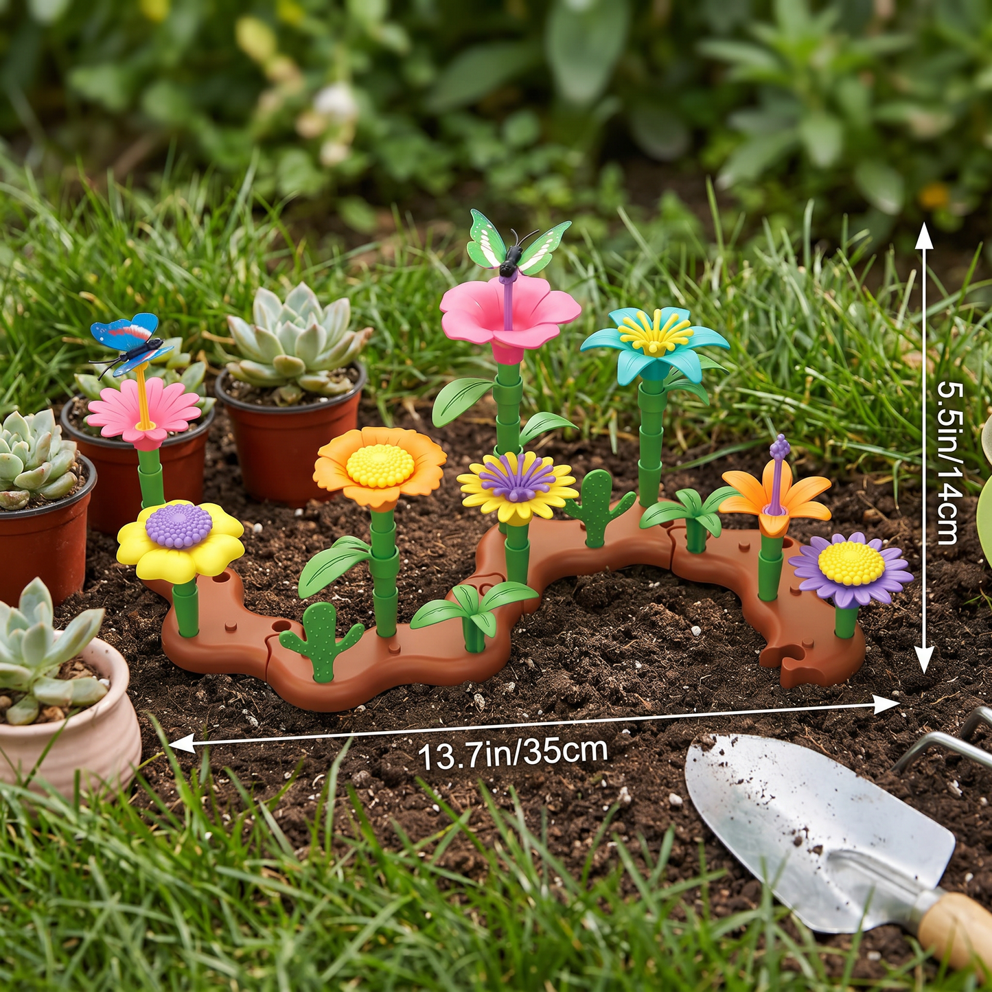 Flower Garden Building Toy for Kids – Creative Planting & Learning Playset for Little Gardeners