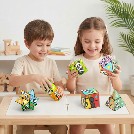 Magical Folding Cubes