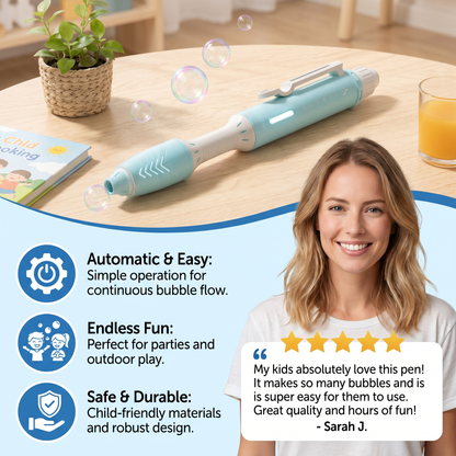 Magic Bubble Blaster Pen – Automatic Bubble Wand for Kids
