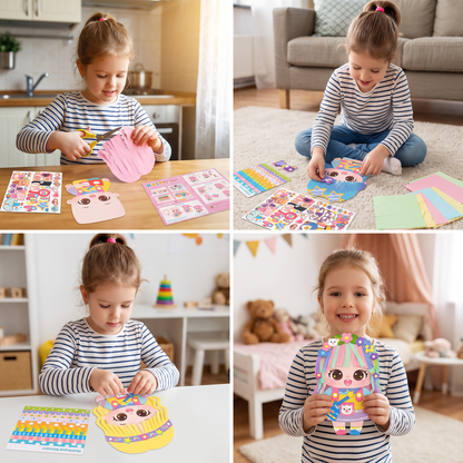 DIY Hair Stylist Craft Kit for Kids