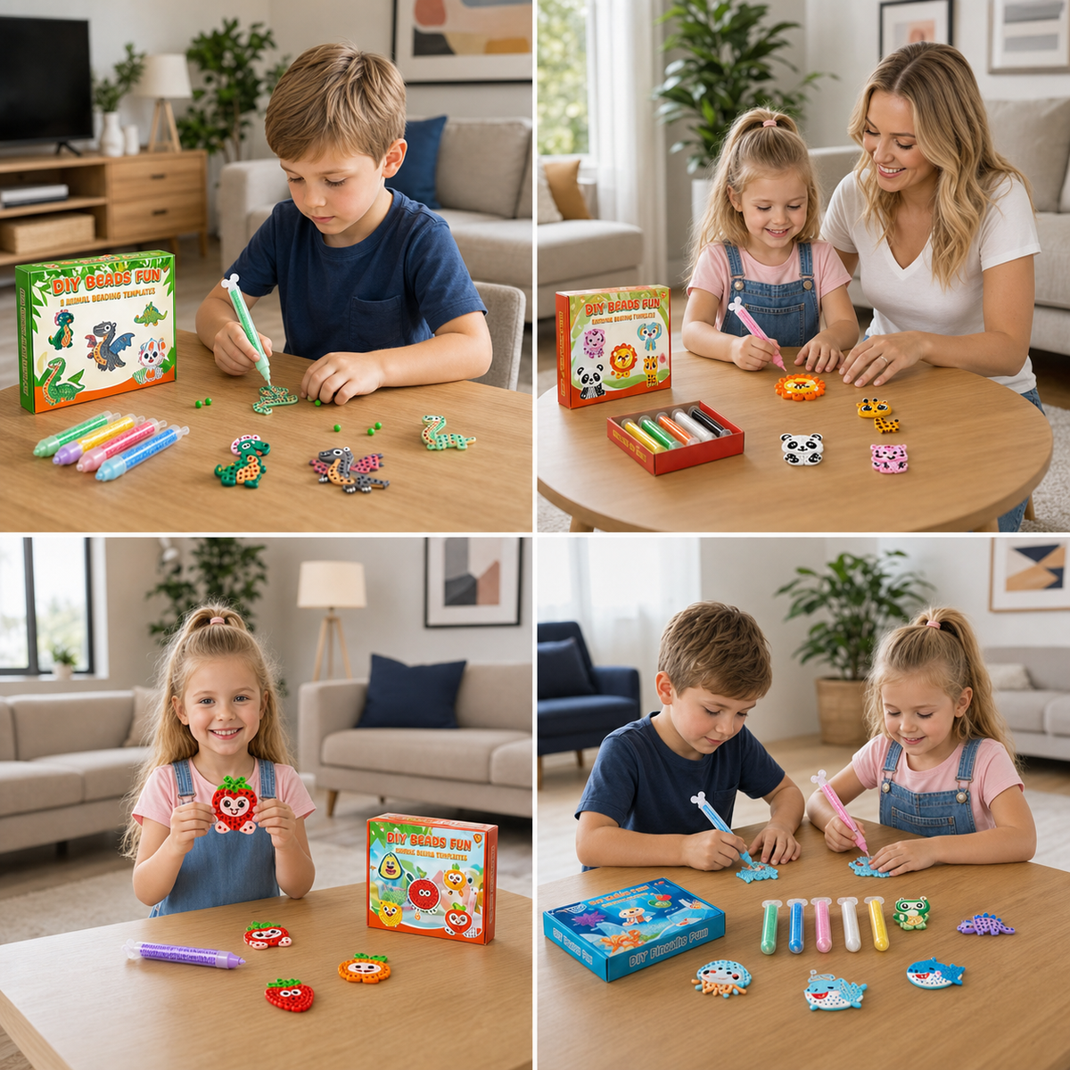 DIY Bead Art Pen Kit – Create & Decorate Animal Designs