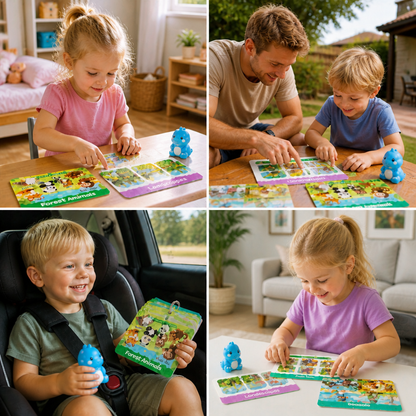 Interactive Dinosaur Talking Flash Cards & Stickers – Montessori Phonics & Sight Words Learning Set