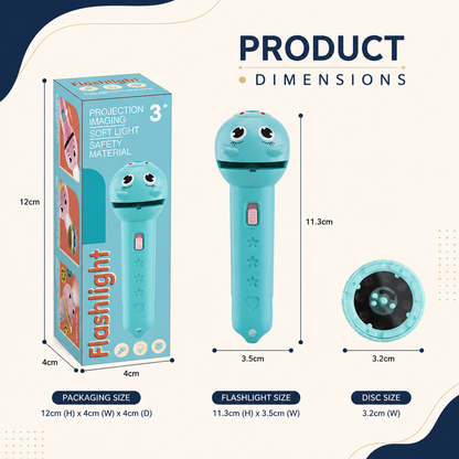 Kids’ Bedtime Story Projection Flashlight