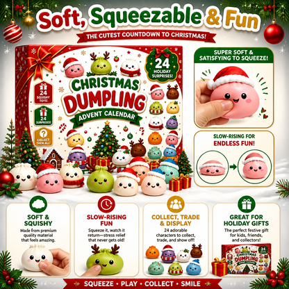 Mini Dumpling Squishy Toy Advent Calendar
