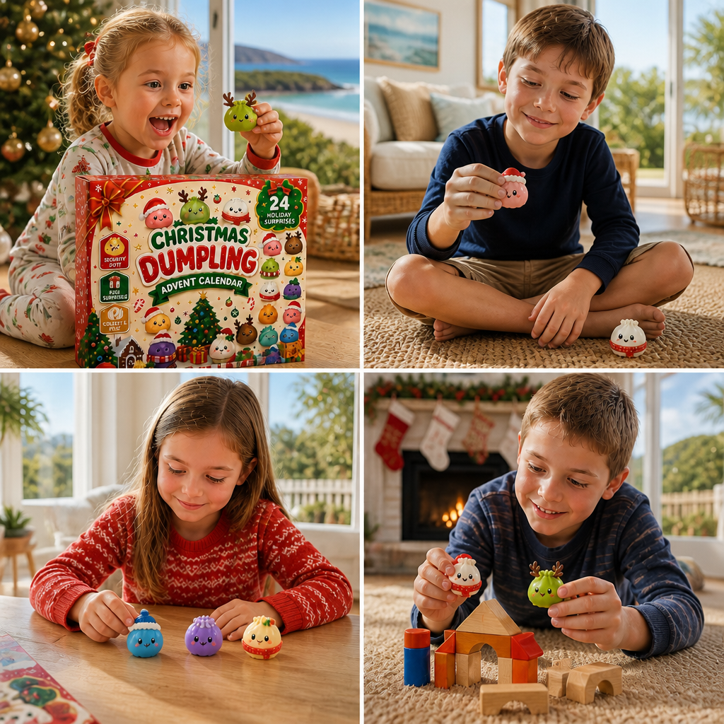 Mini Dumpling Squishy Toy Advent Calendar