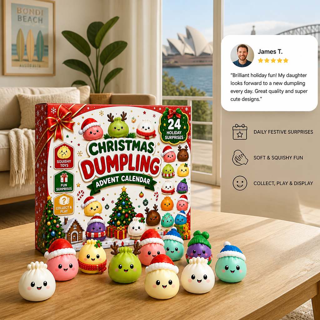 Mini Dumpling Squishy Toy Advent Calendar