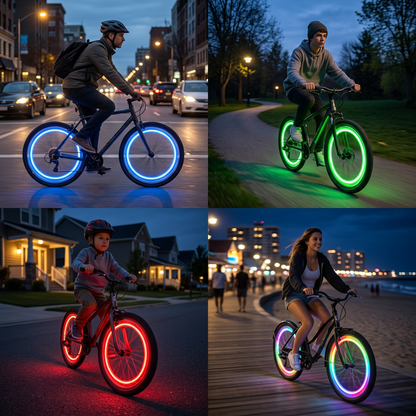 Colorful LED Bicycle Wheel Spoke Lights