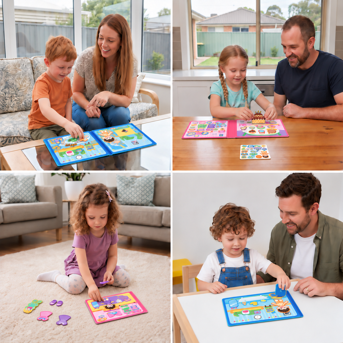 Montessori Magnetic Quiet Book – Creative Dress-Up & Scene Play