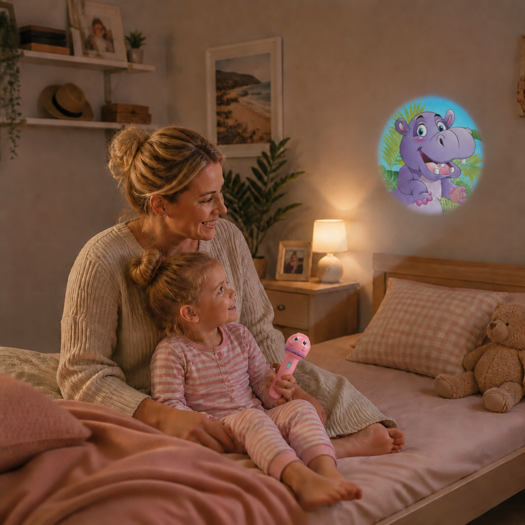 Kids’ Bedtime Story Projection Flashlight