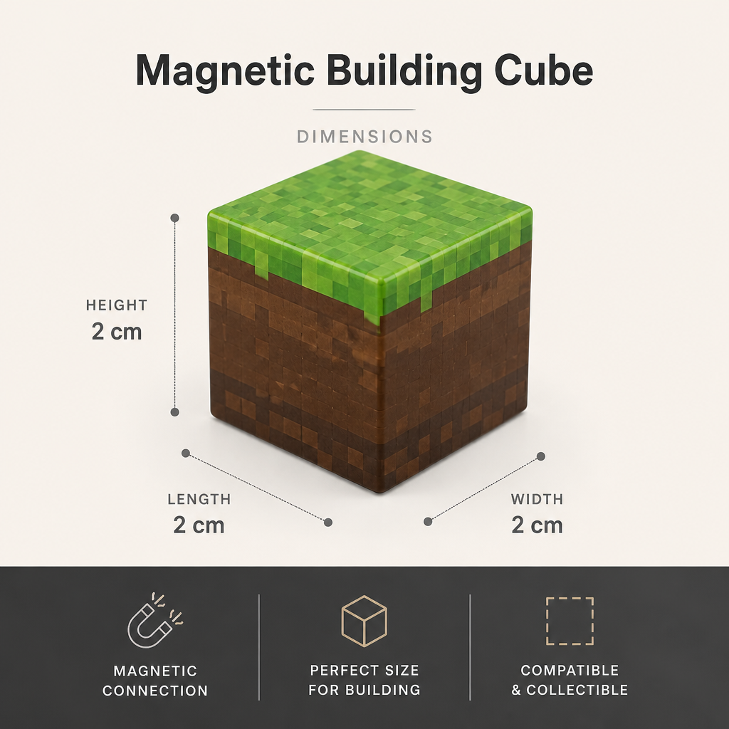 100-Piece Magnetic Building Cube Set – Montessori STEM Construction Toy for Kids