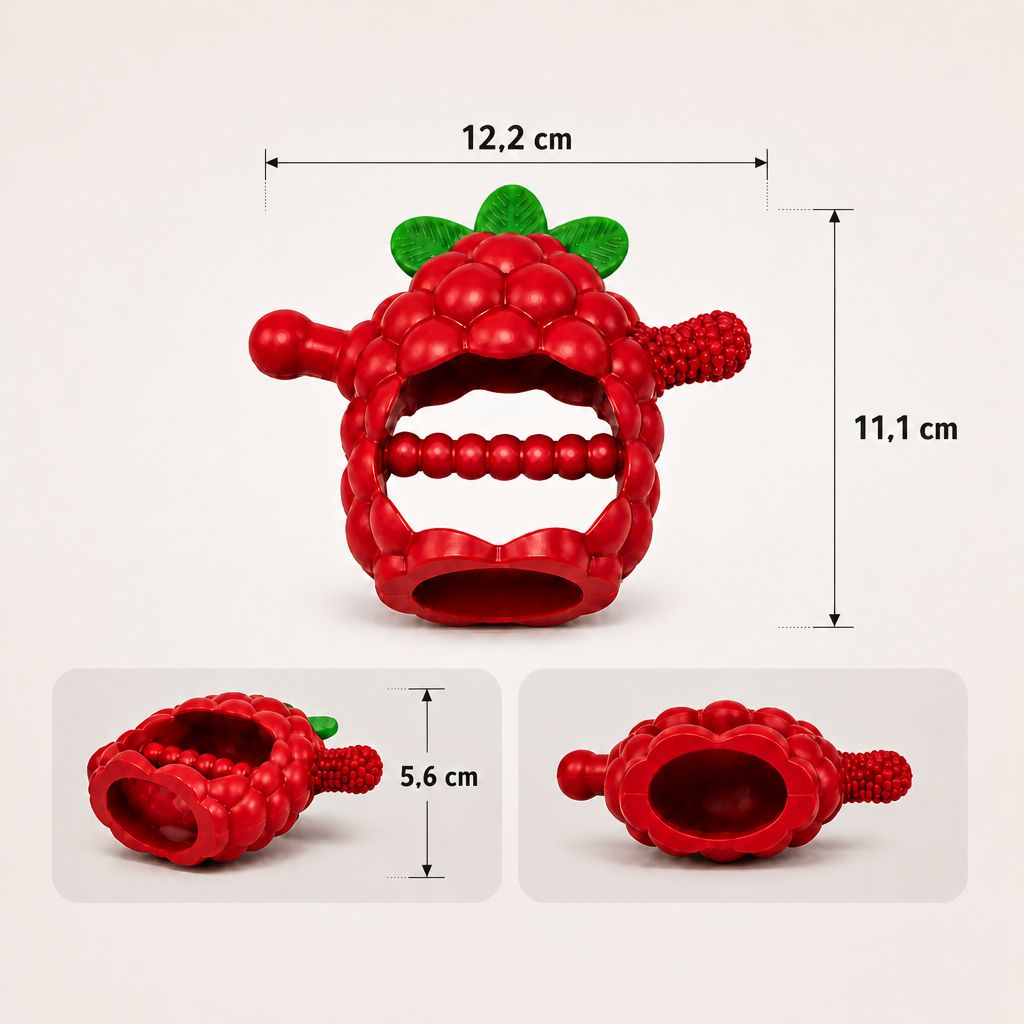 Easy-Grip Multi-Textured Silicone Baby Teether (3+ Months)