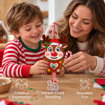 DIY Christmas Shaker Ornament Craft Kit for Kids