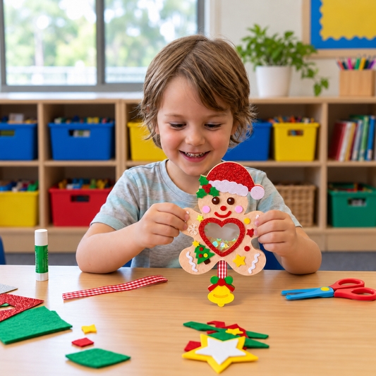 DIY Christmas Shaker Ornament Craft Kit for Kids