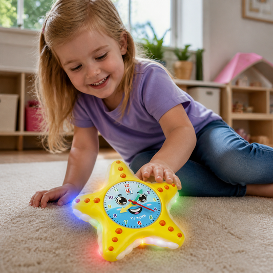 Starfish Clock Learning Toy – Interactive Time Teaching Toy for Kids