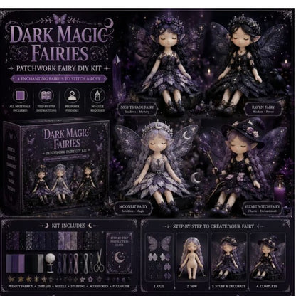 Fairy DIY Sewing Kit for Kids – Make Enchanting Fairy Dolls with Fabric, Accessories & Instructions