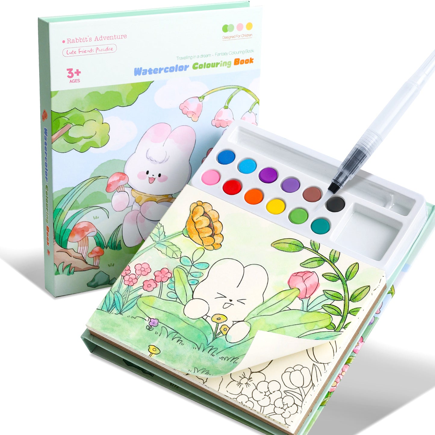 All-in-One Watercolour Painting Book