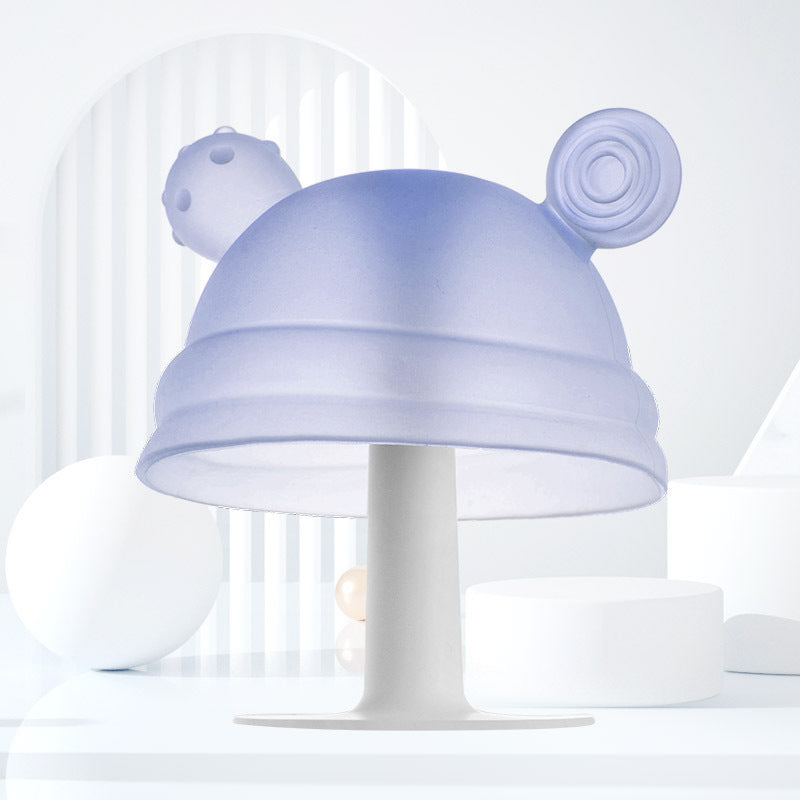 Baby Mushroom Silicone Teether for Tiny Hands