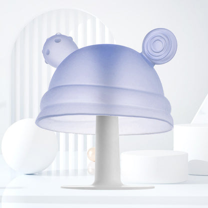 Baby Mushroom Silicone Teether for Tiny Hands