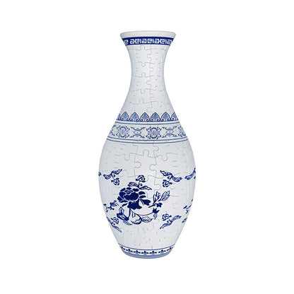 Elegant 3D puzzle vase - Suitable for real flowers