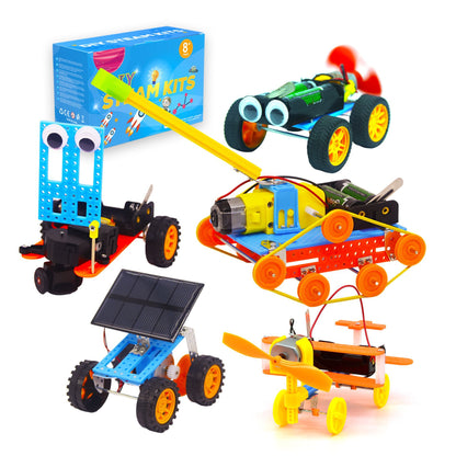 5-in-1 DIY Educational STEM Vehicle Building Kit