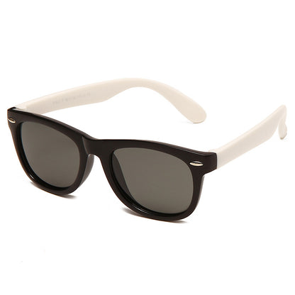 Kids flex sunglasses with flexible unbreakable frames