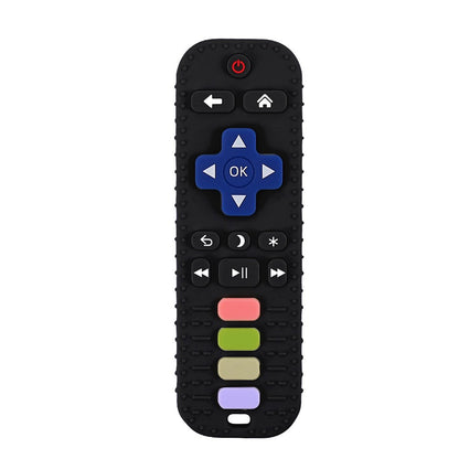 Silicone Remote Control Baby Teether – BPA-Free Sensory Chew Toy