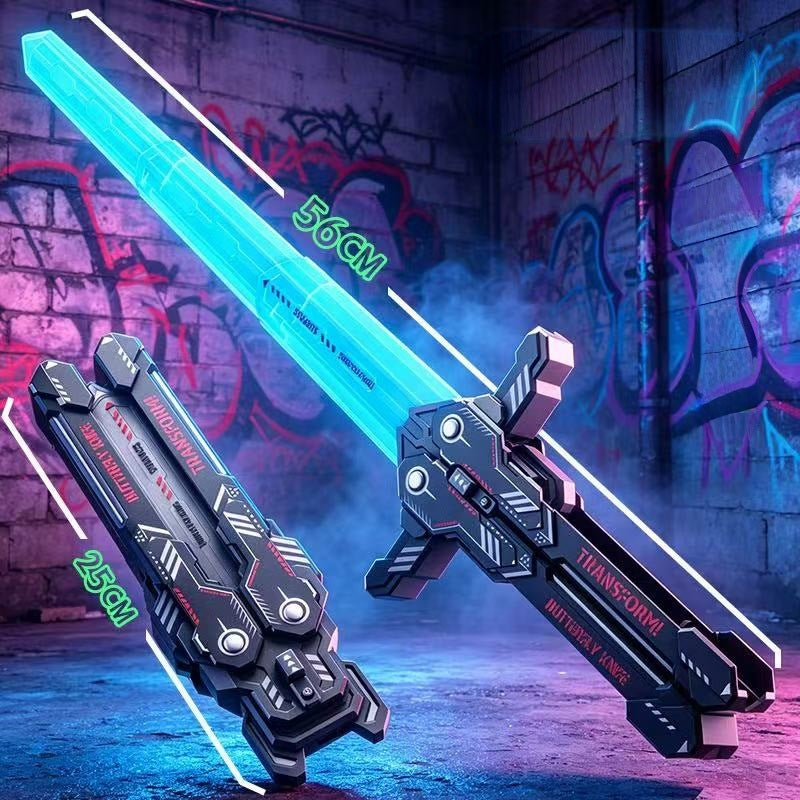 Glowing Telescopic Butterfly Sword Toy